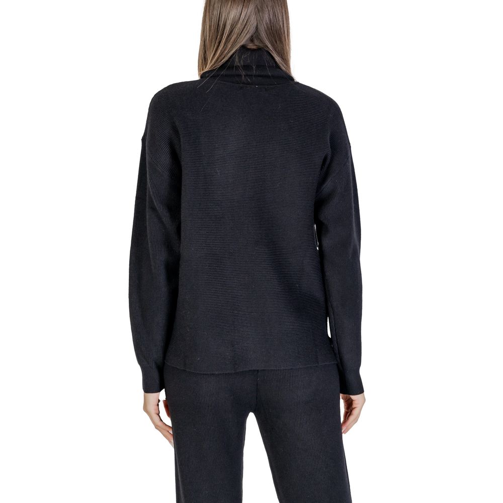 Cleré Black Viscose Turtleneck - Image 2