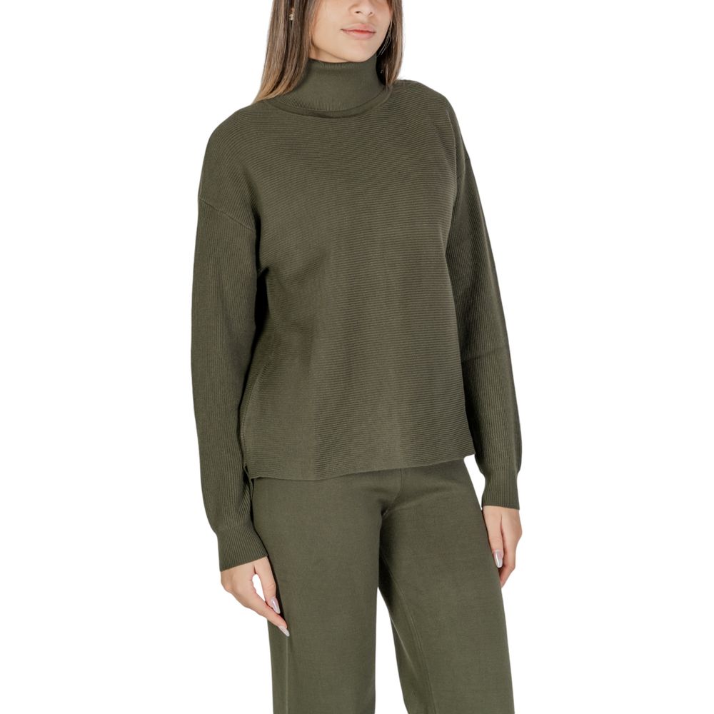 Cleré Green Viscose Turtleneck - Image 3