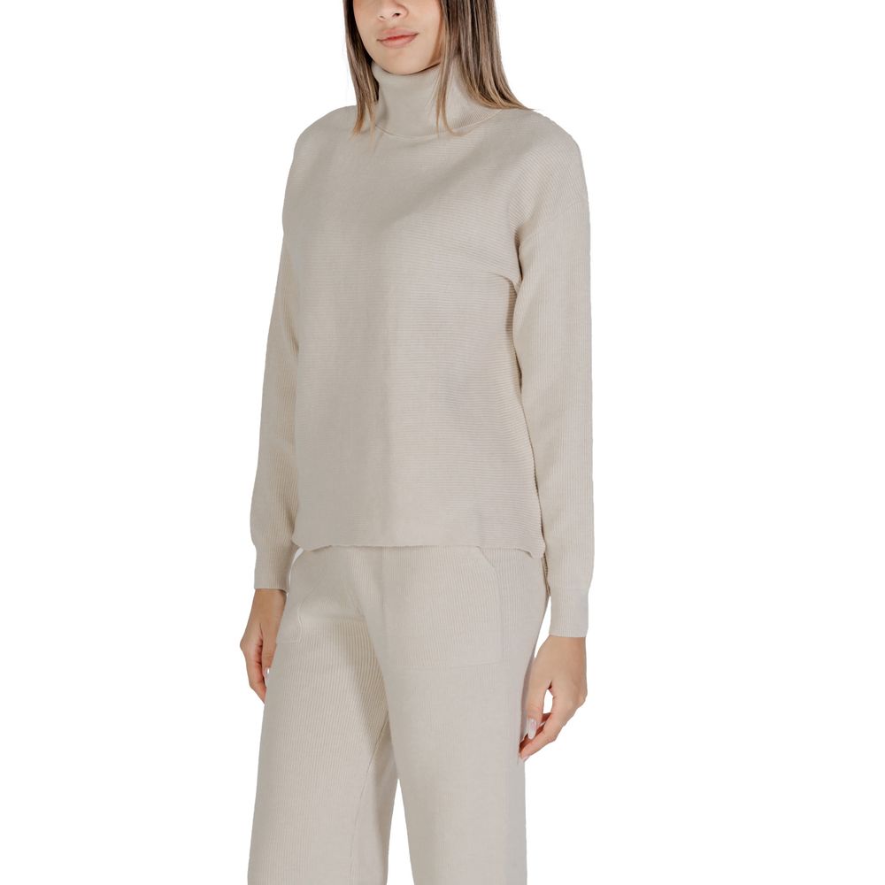 Cleré Beige Viscose Turtleneck - Image 3