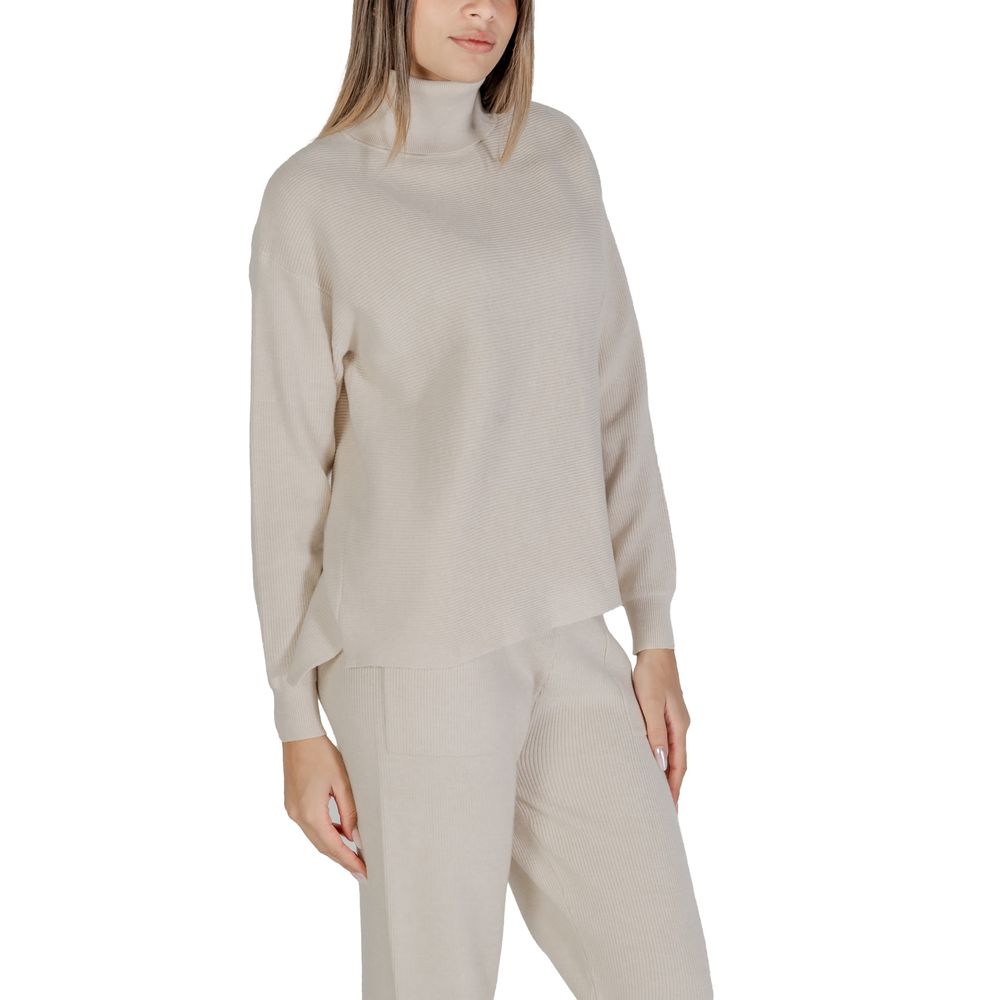 Cleré Beige Viscose Turtleneck - Image 4