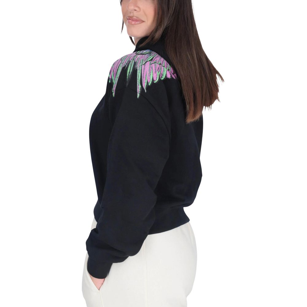 County of Milan Black Cotton Hoody - Image 3