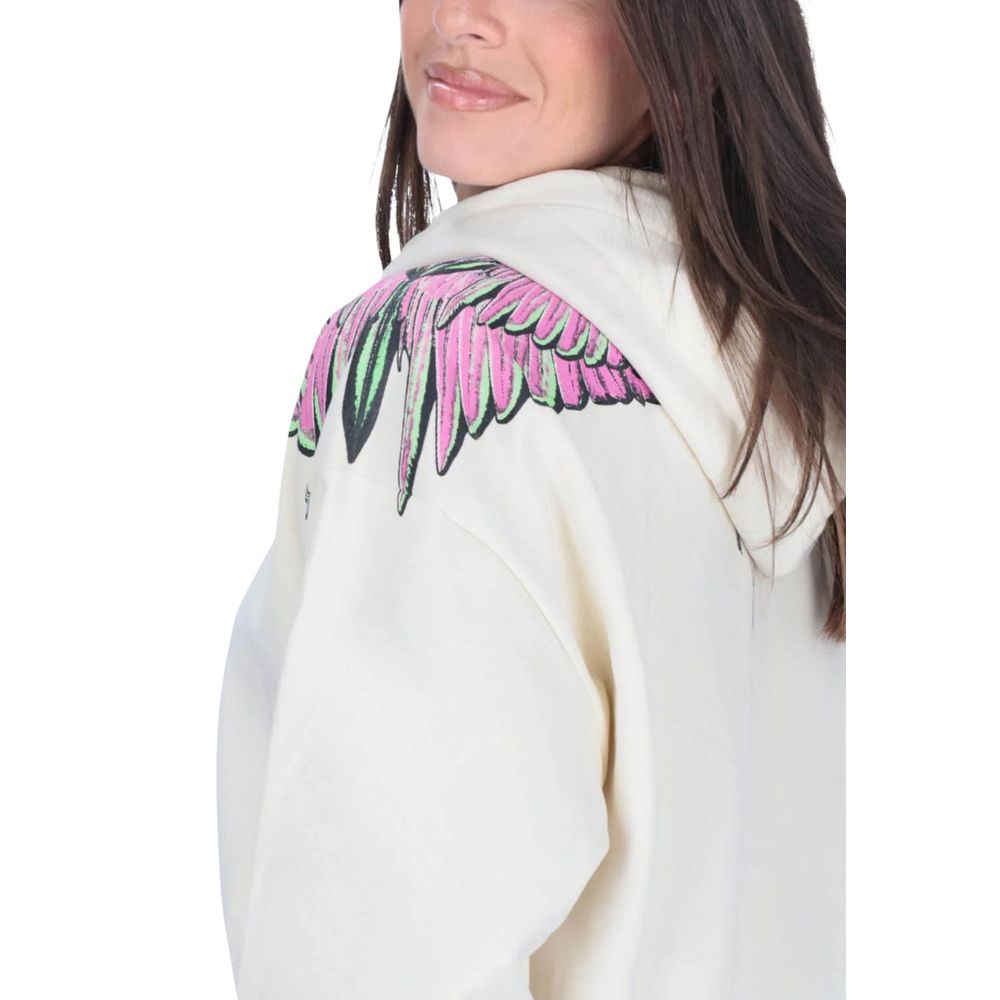 County of Milan White Cotton Hoody - Image 2