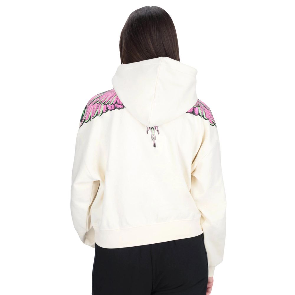 County of Milan White Cotton Hoody - Image 3