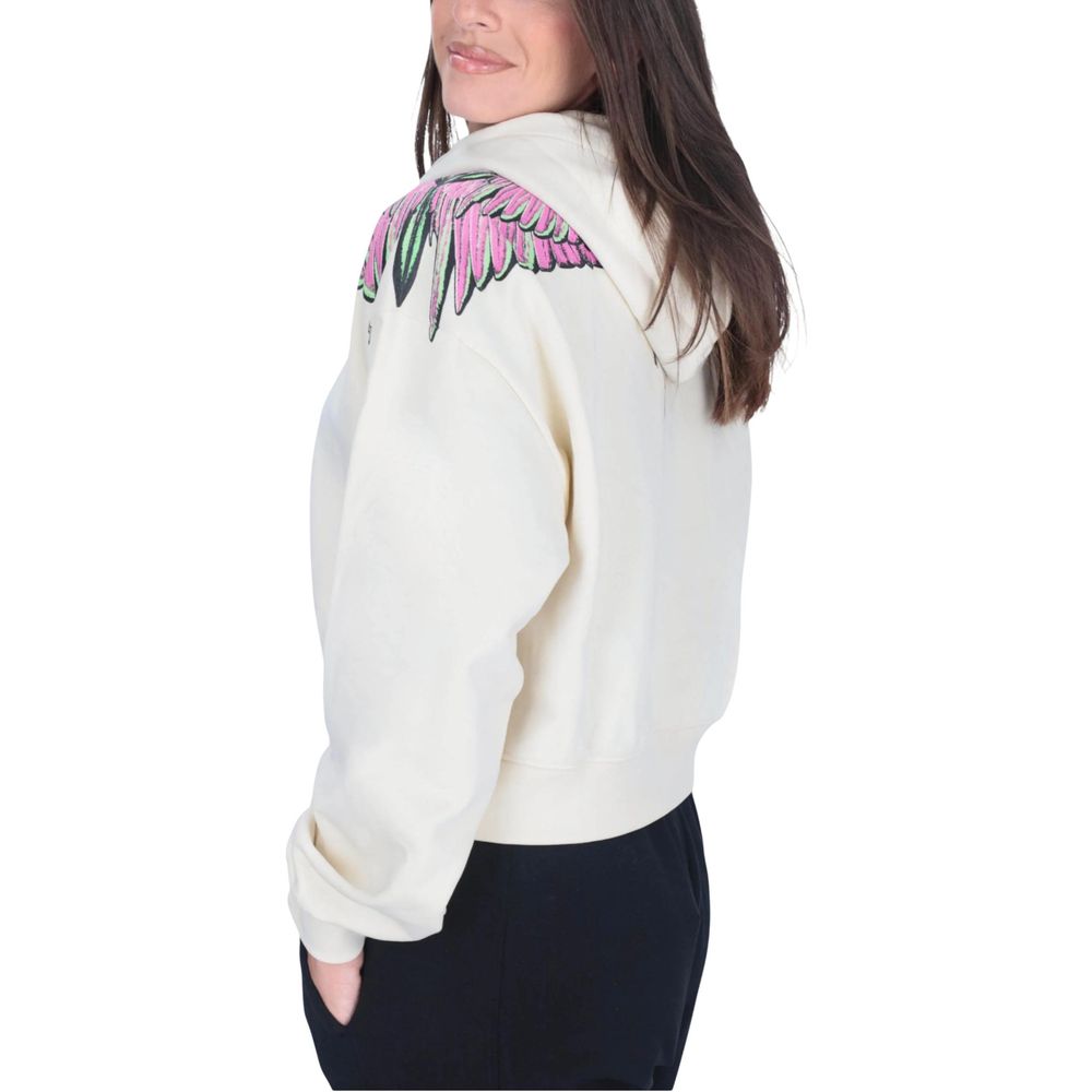 County of Milan White Cotton Hoody - Image 4