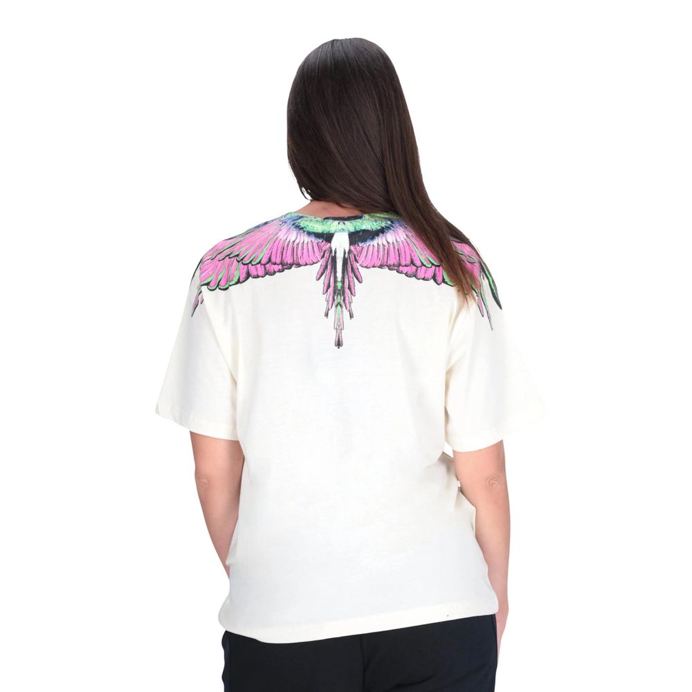 County of Milan White Cotton T-Shirt - Image 2