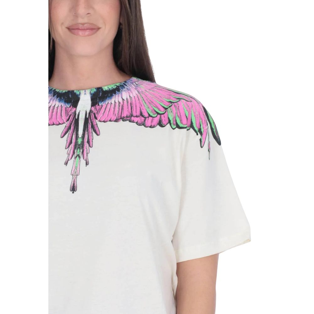County of Milan White Cotton T-Shirt - Image 3