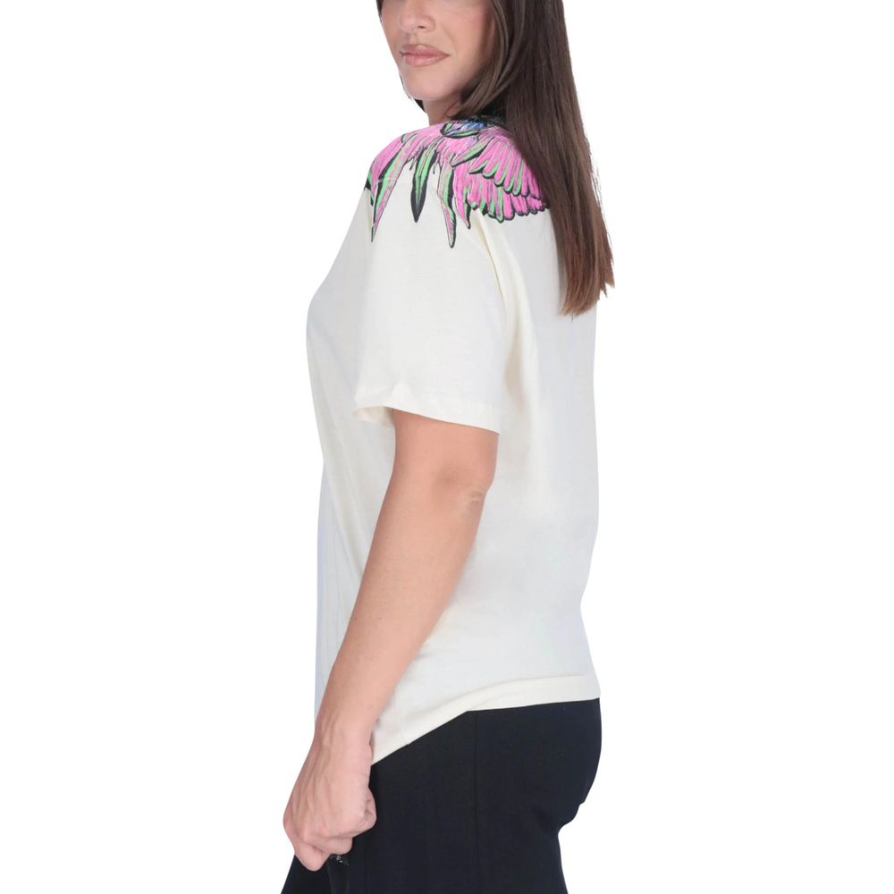 County of Milan White Cotton T-Shirt - Image 4