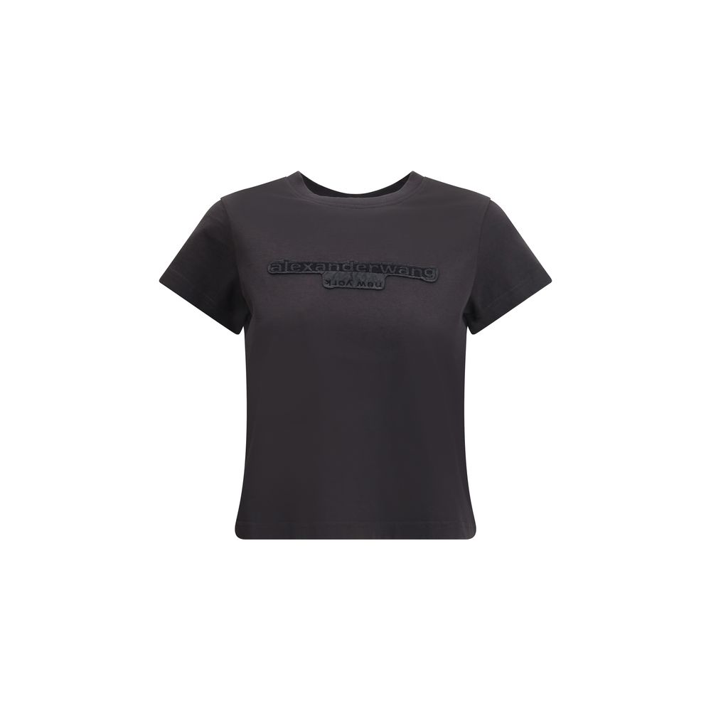 Alexander Wang Gray Cotton T-Shirt