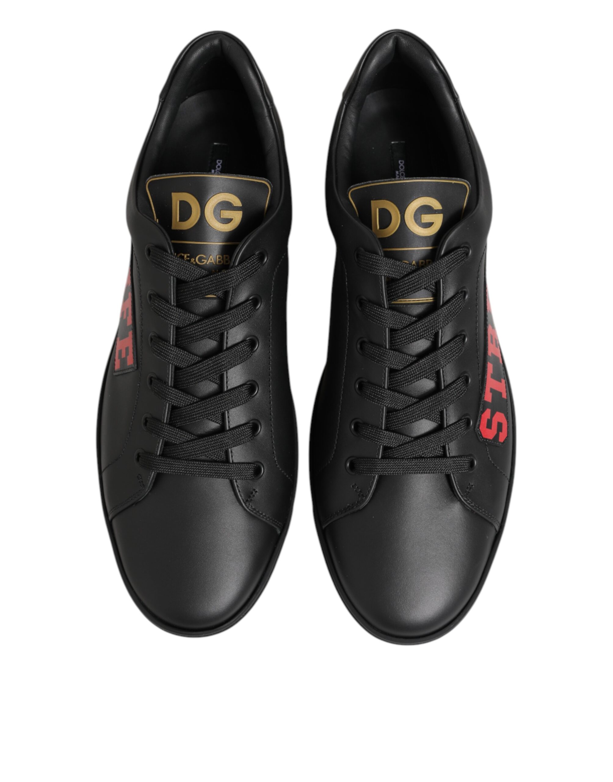 Dolce & Gabbana Black Street Life Low Top Men Sneakers Shoes - Image 4