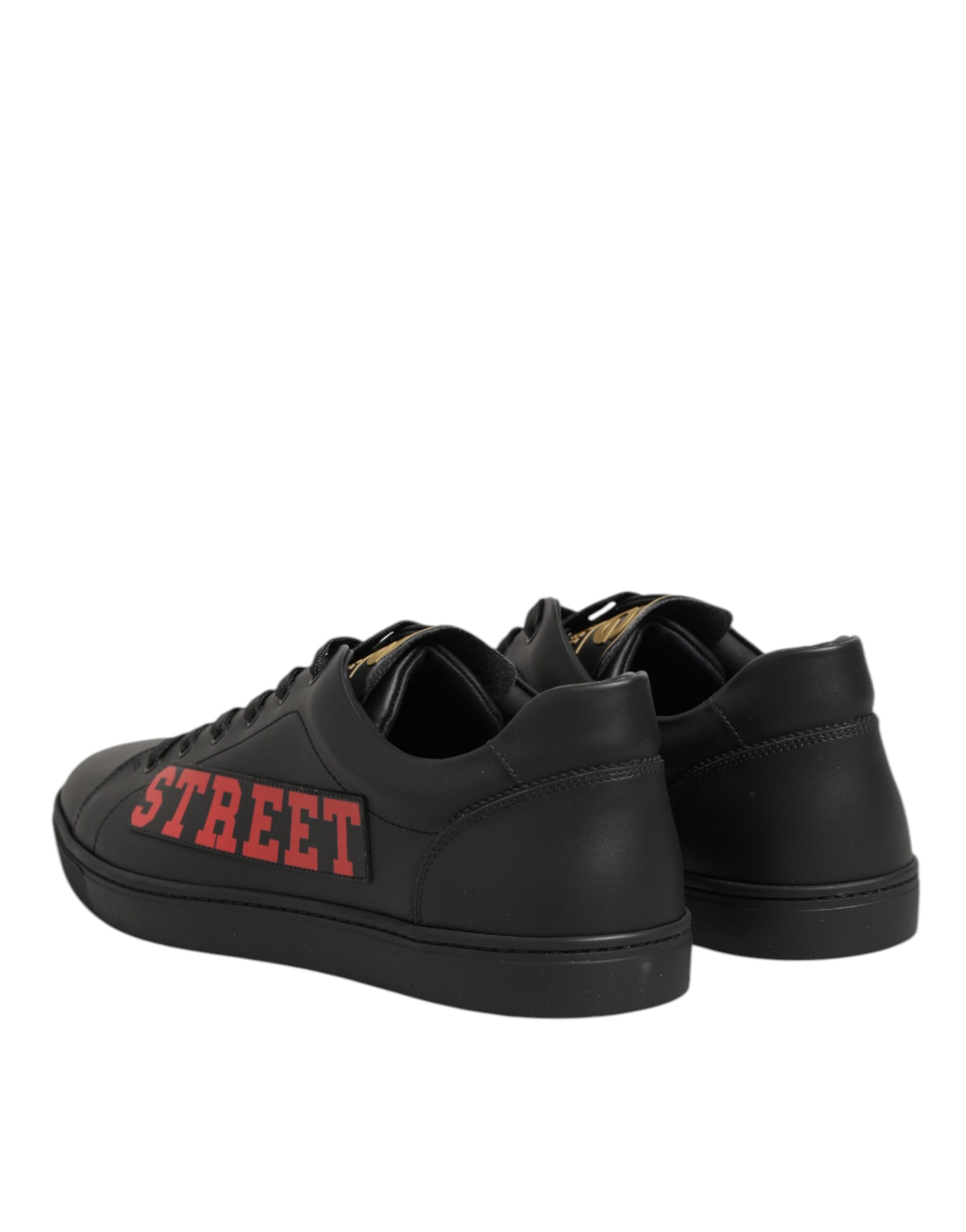 Dolce & Gabbana Black Street Life Low Top Men Sneakers Shoes - Image 5
