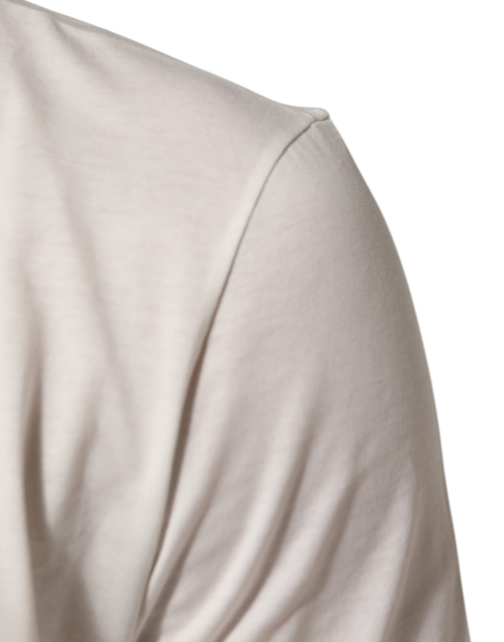 Dolce & Gabbana White Cotton Goodluck 2020 Crew Neck T-shirt - Image 6