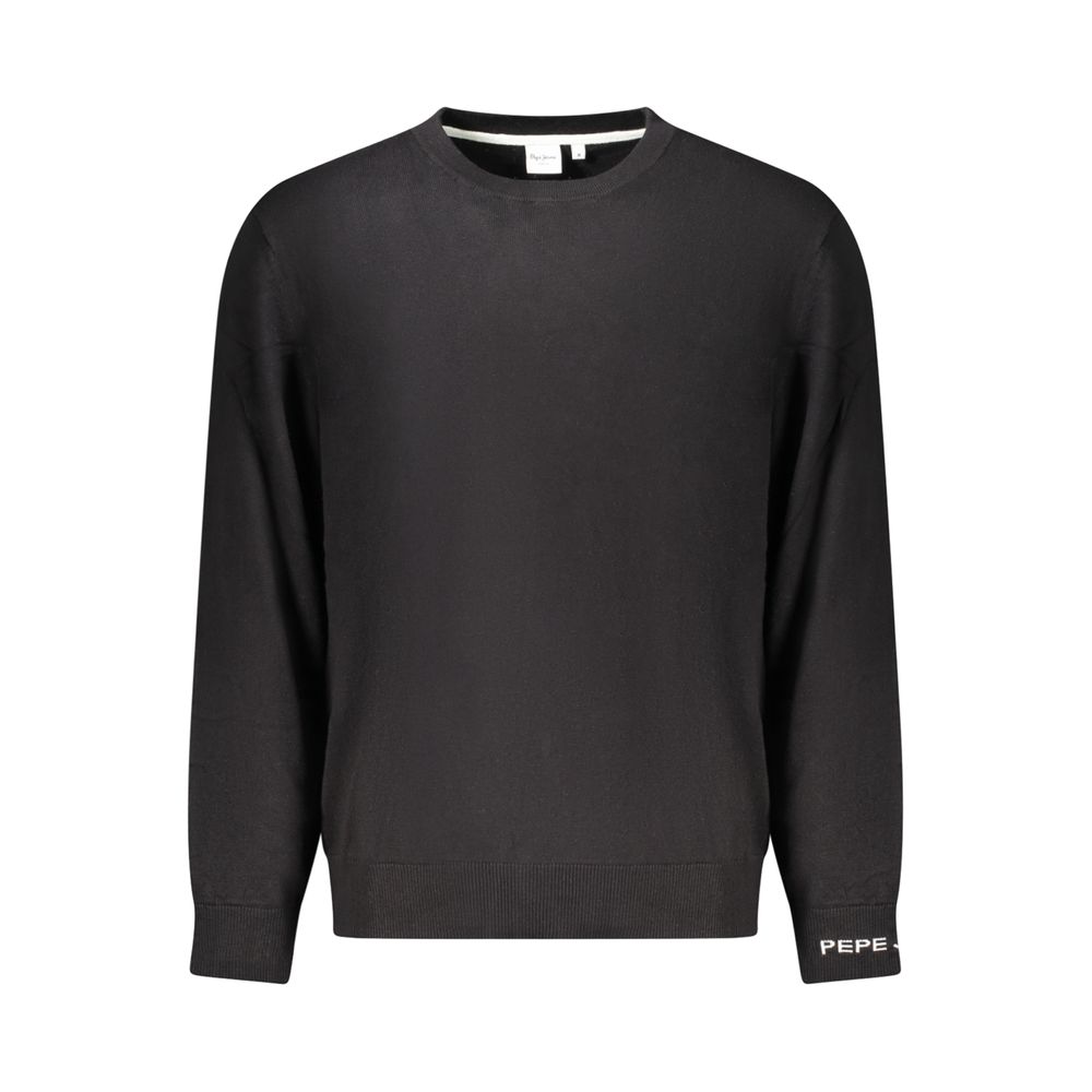 Pepe Jeans Black Cotton Sweater