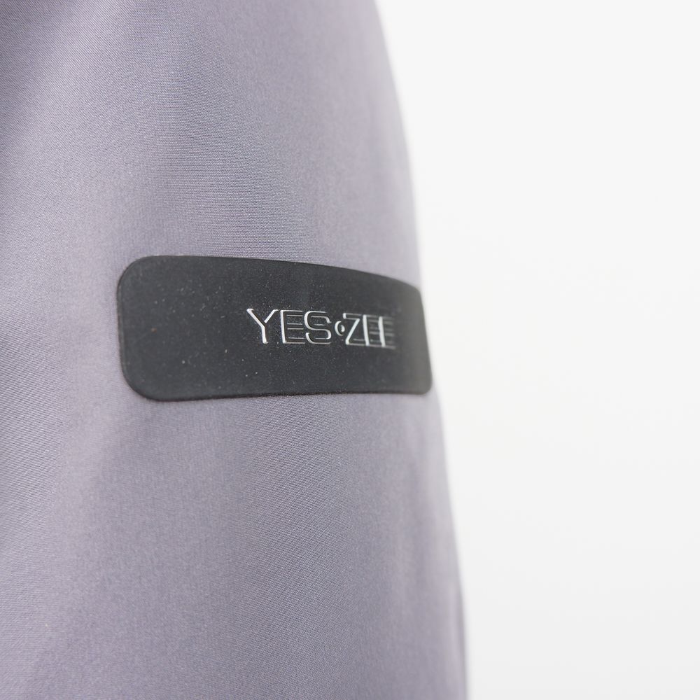 Yes Zee Gray Nylon Jackets & Coat - Image 3