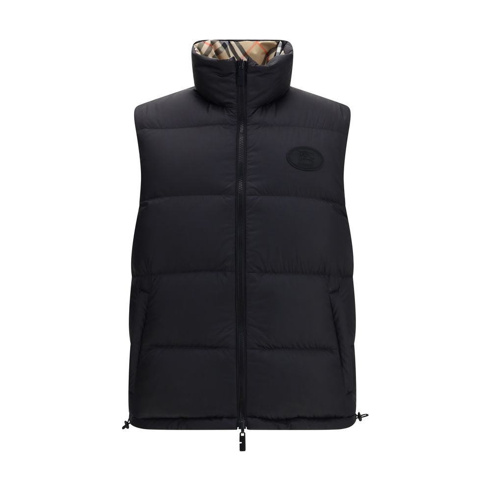 Burberry Black Polyester Sleveless Jacket - Image 2