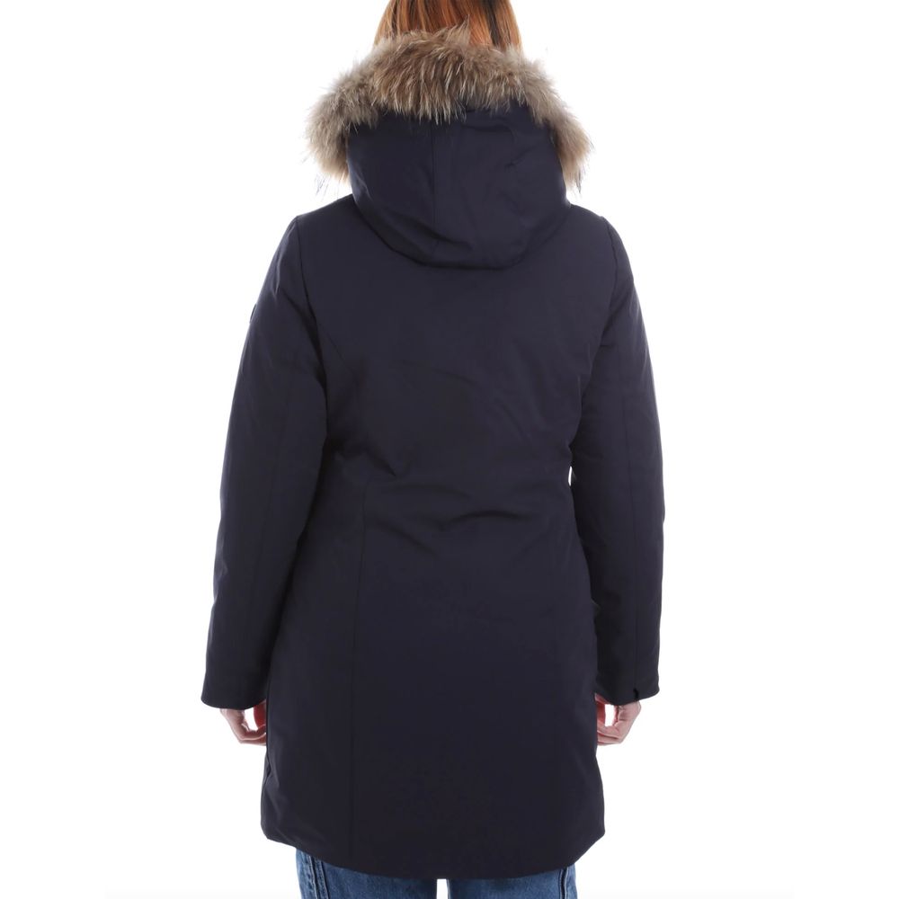 Yes Zee Blue Nylon Jackets & Coat - Image 3