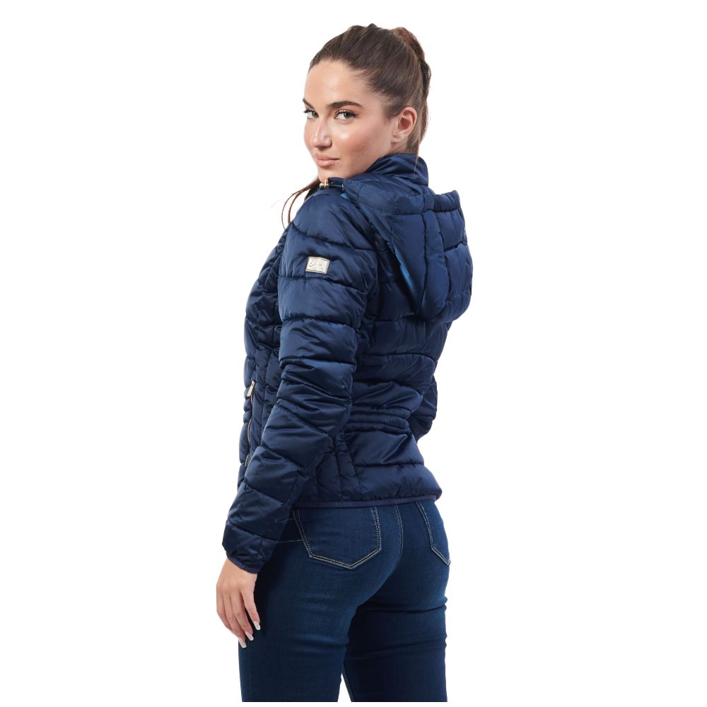 Yes Zee Blue Polyester Women's Jacket - Image 2