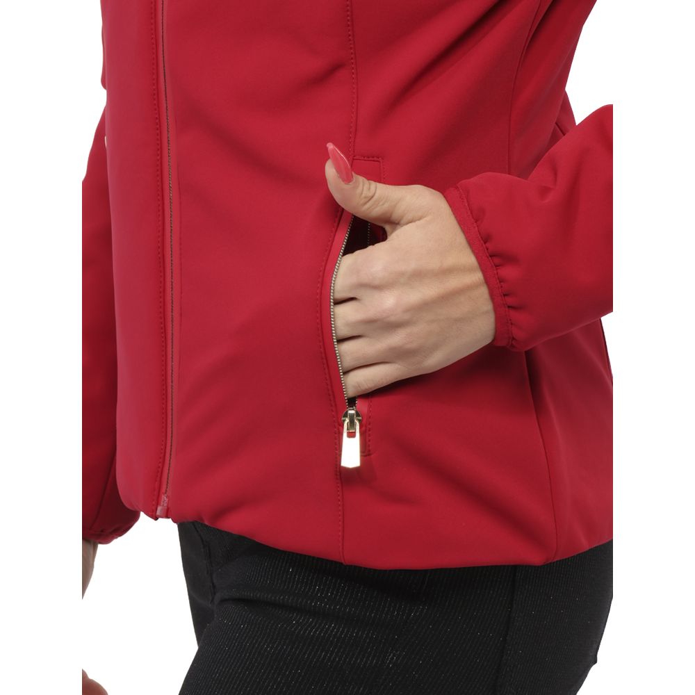 Yes Zee Red Nylon Jackets & Coat - Image 4
