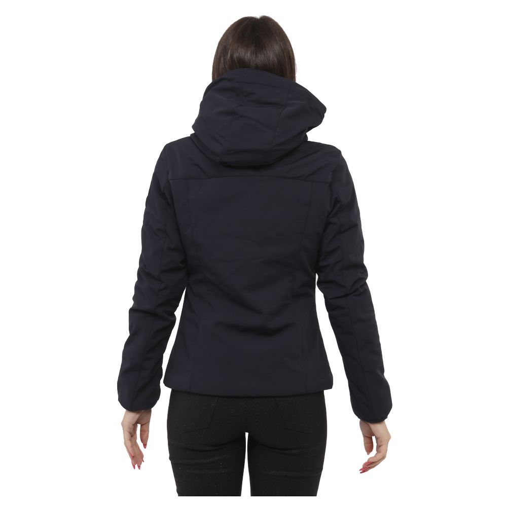 Yes Zee Blue Nylon Jackets & Coat - Image 2