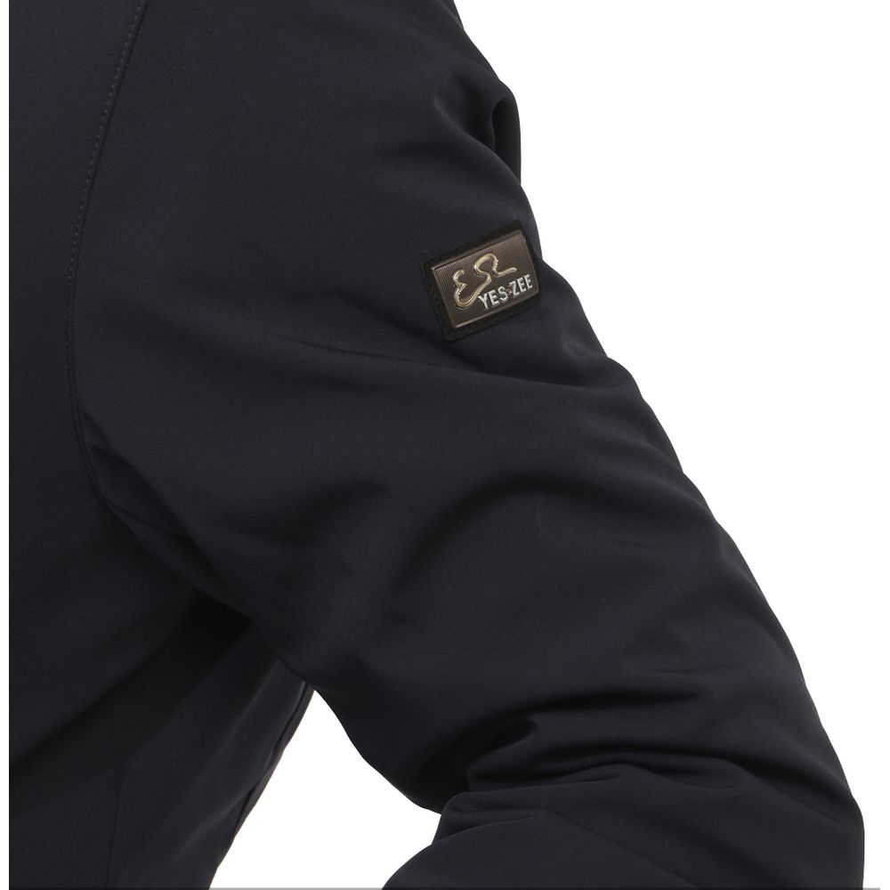 Yes Zee Blue Nylon Jackets & Coat - Image 5