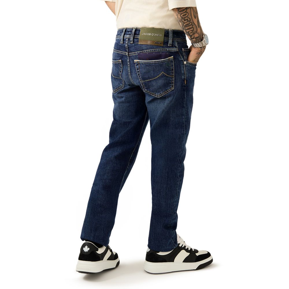 Jacob Cohen Blue Cotton Skinny Jean - Image 2