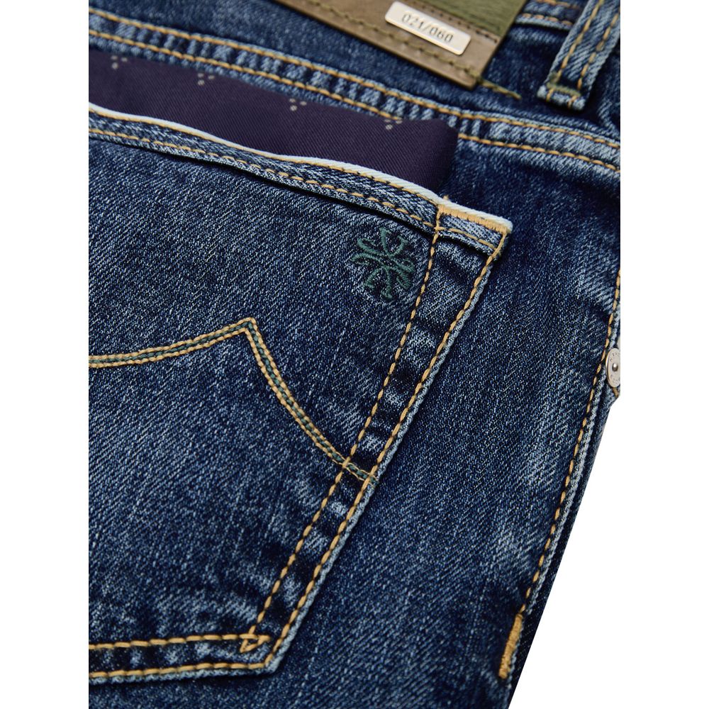 Jacob Cohen Blue Cotton Skinny Jean - Image 4