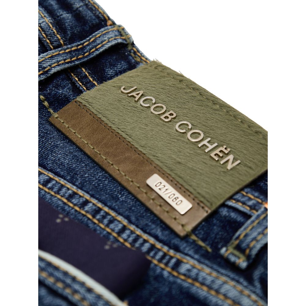 Jacob Cohen Blue Cotton Skinny Jean - Image 5