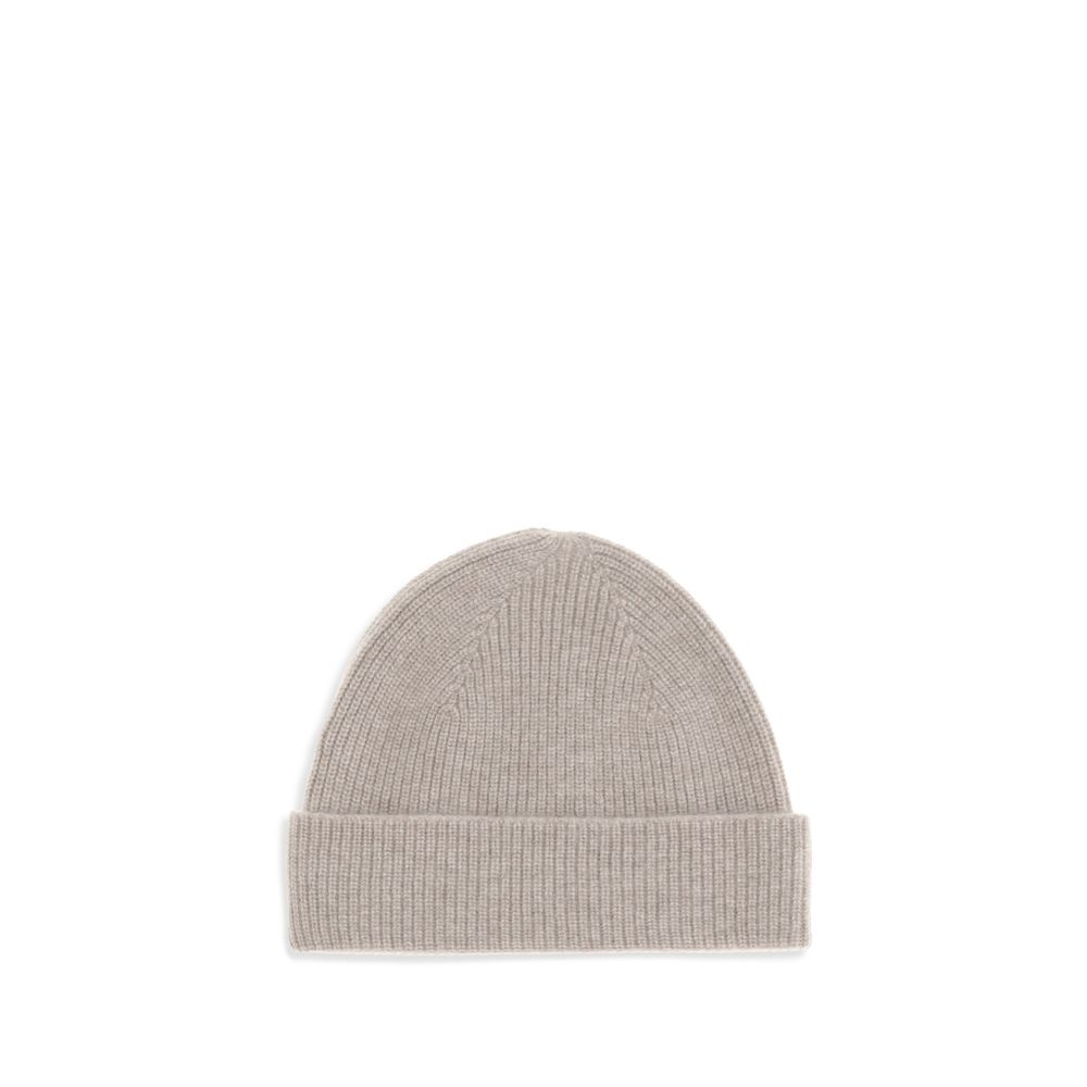 ZEGNA Beige Cashmere Beanie