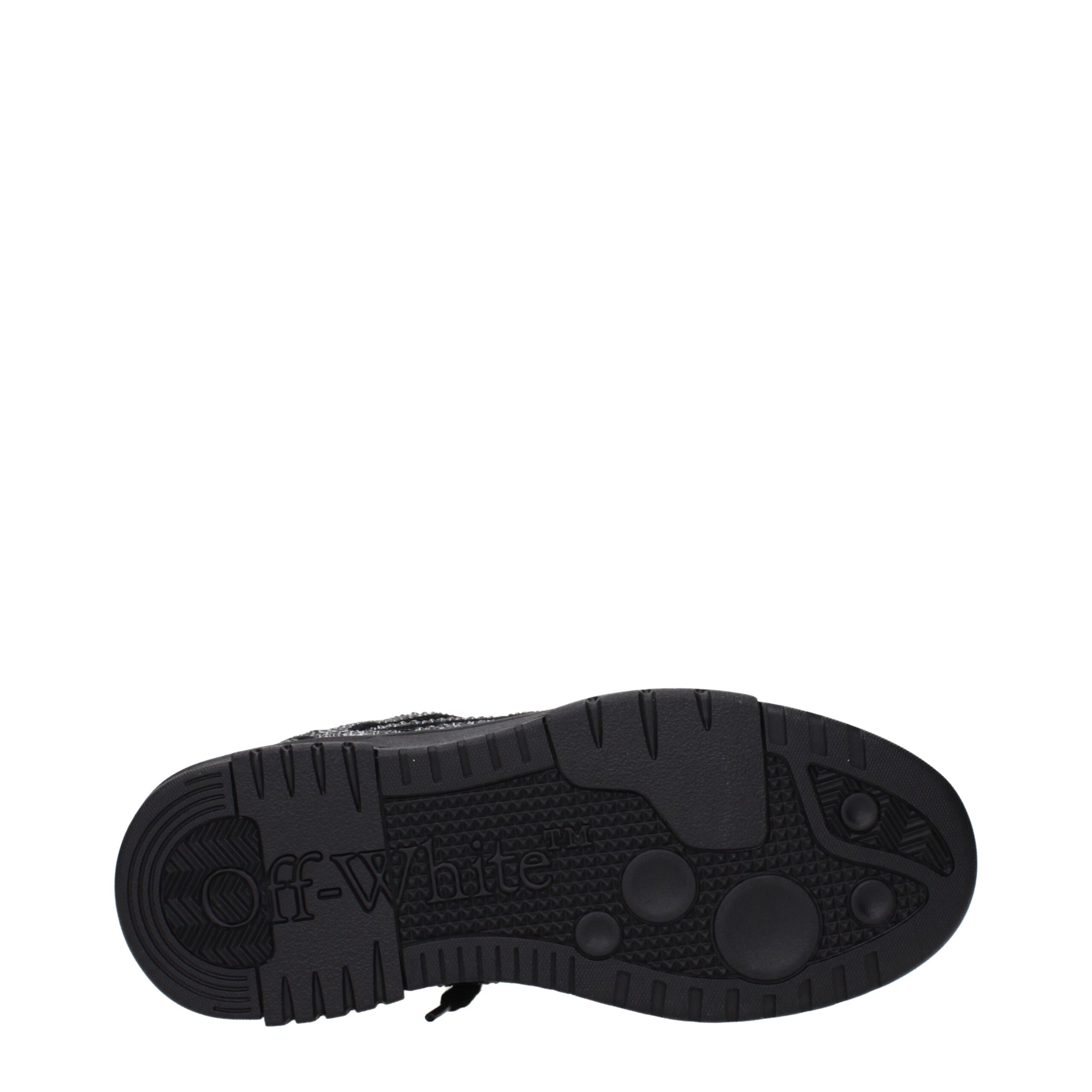 Off-White Black Leather Sneakers - Image 5