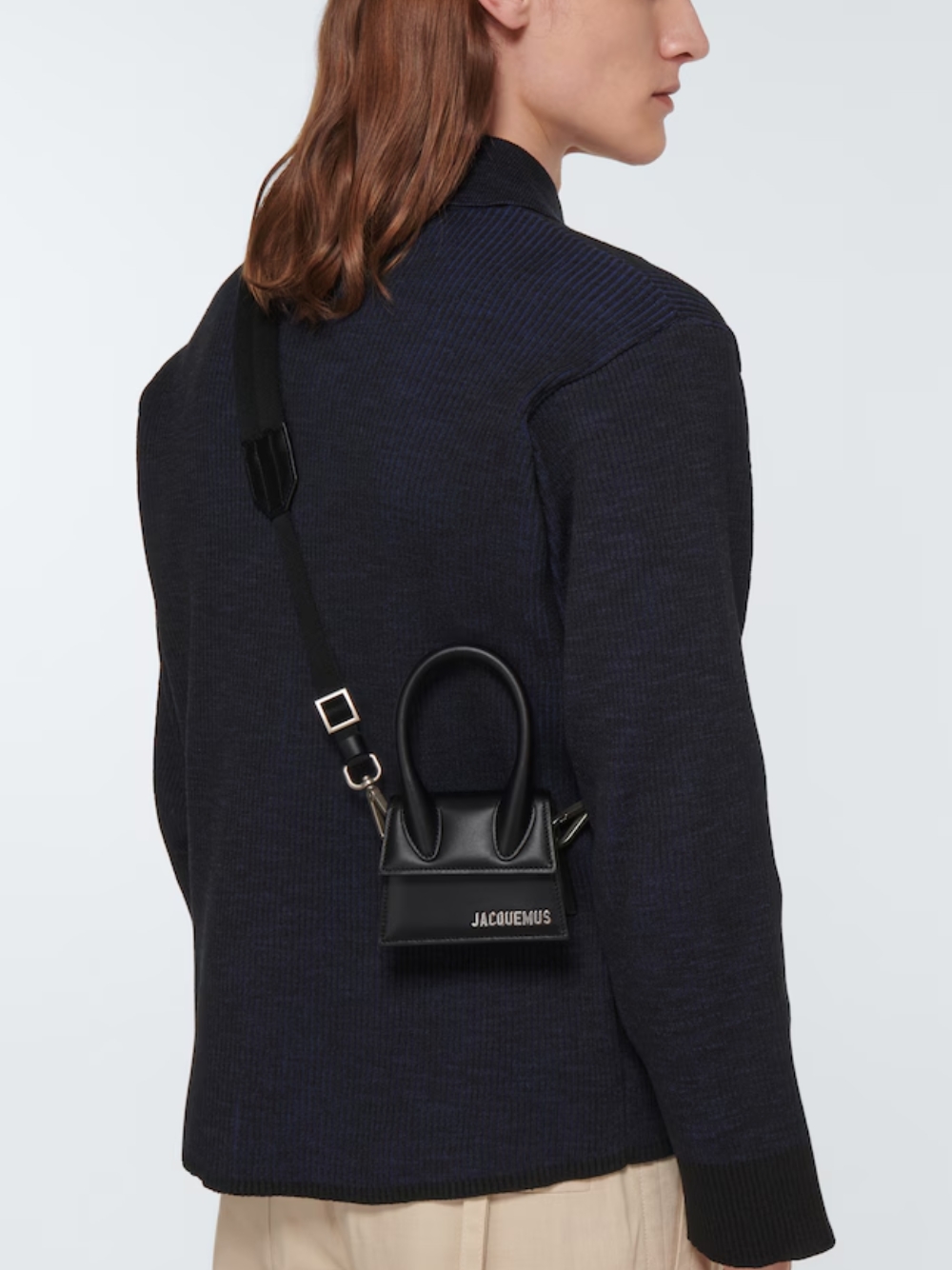 Jacquemus Black Le Chiquito Homme Crossbody Bag - Image 2
