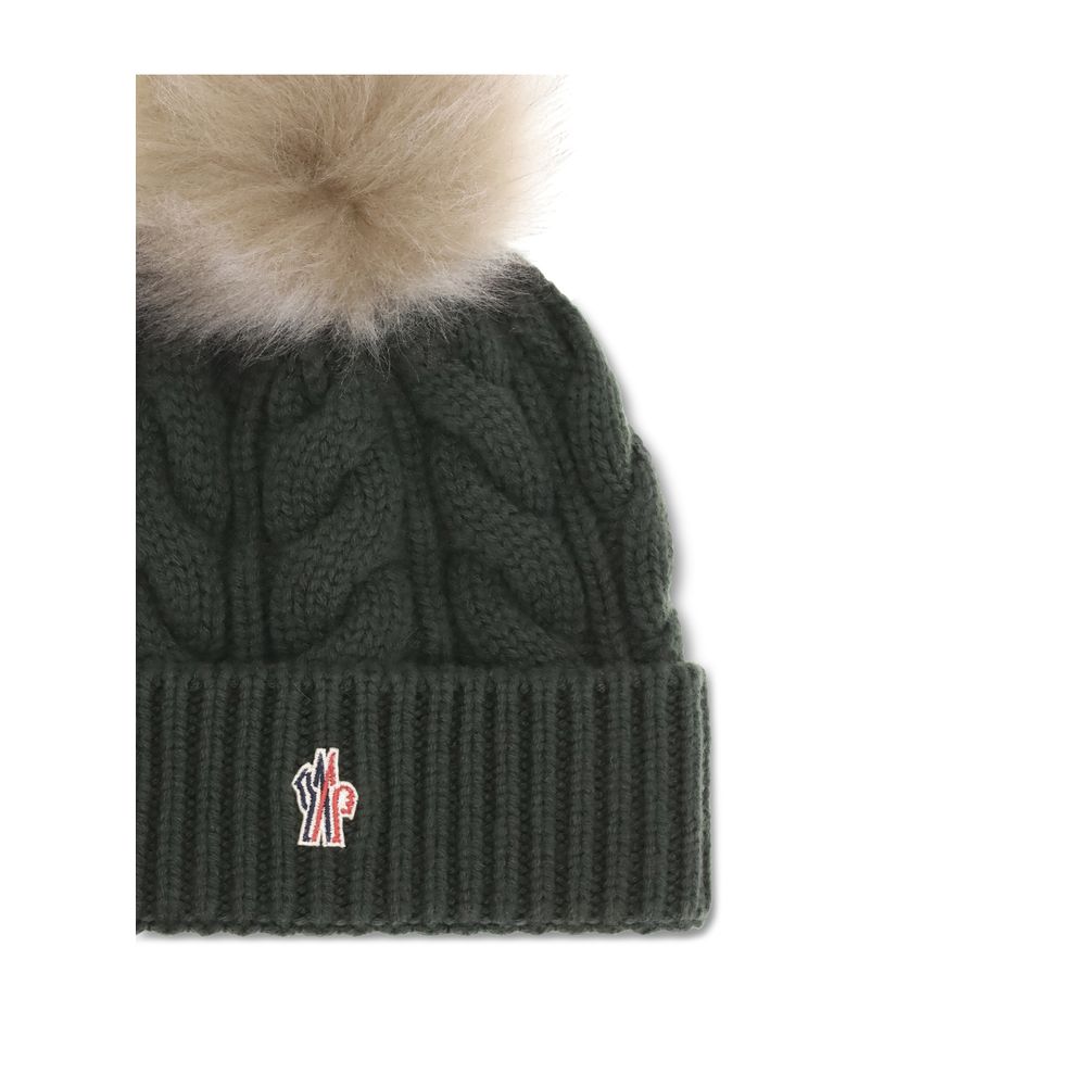 Moncler Grenoble Beanie Hat with pon pon - Image 3