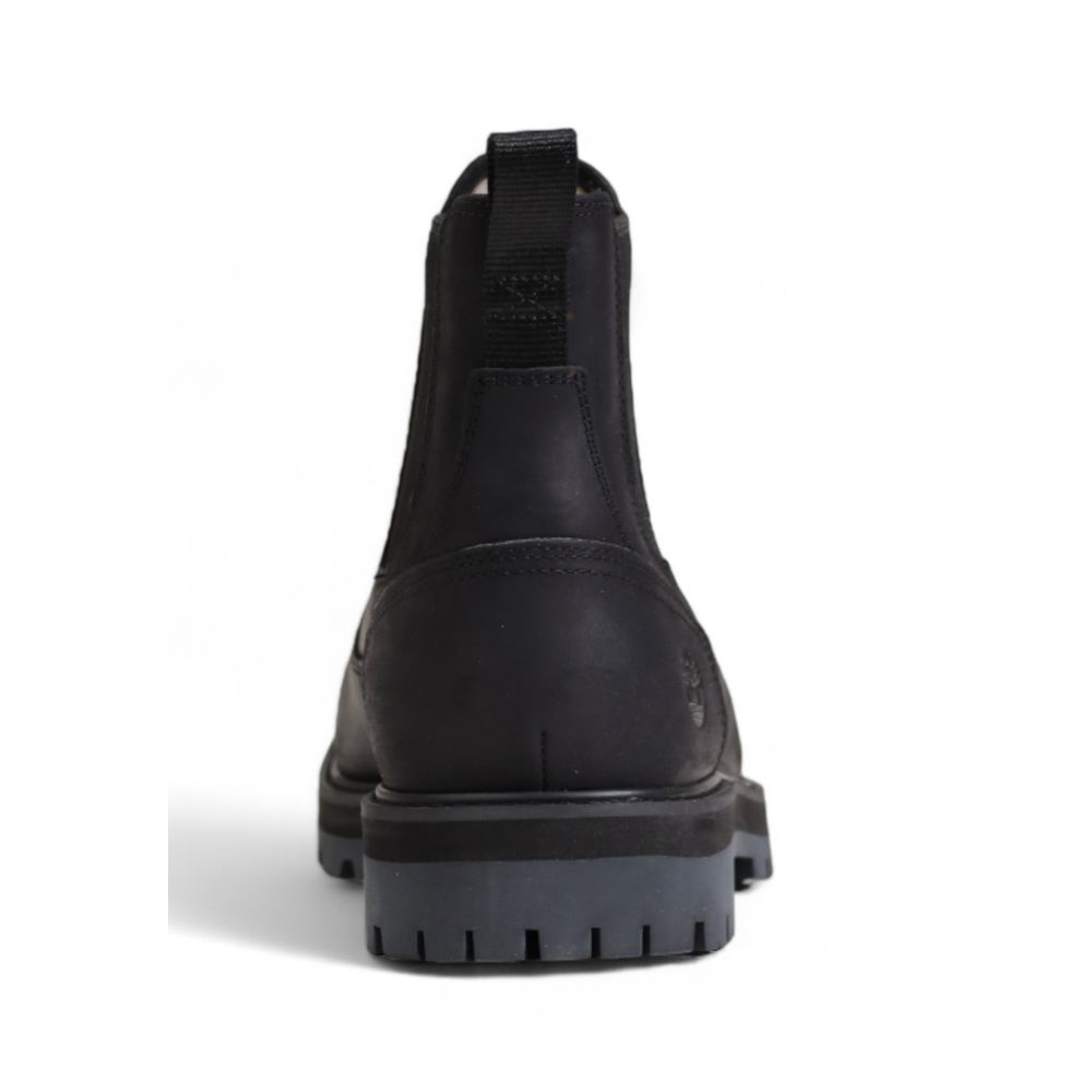 Timberland Black Nubuc Leather Boot - Image 4