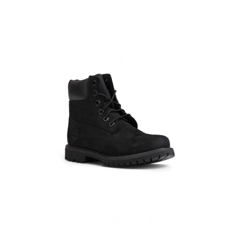 Timberland Black Recycled Leather Lace-Up Boots - Image 3