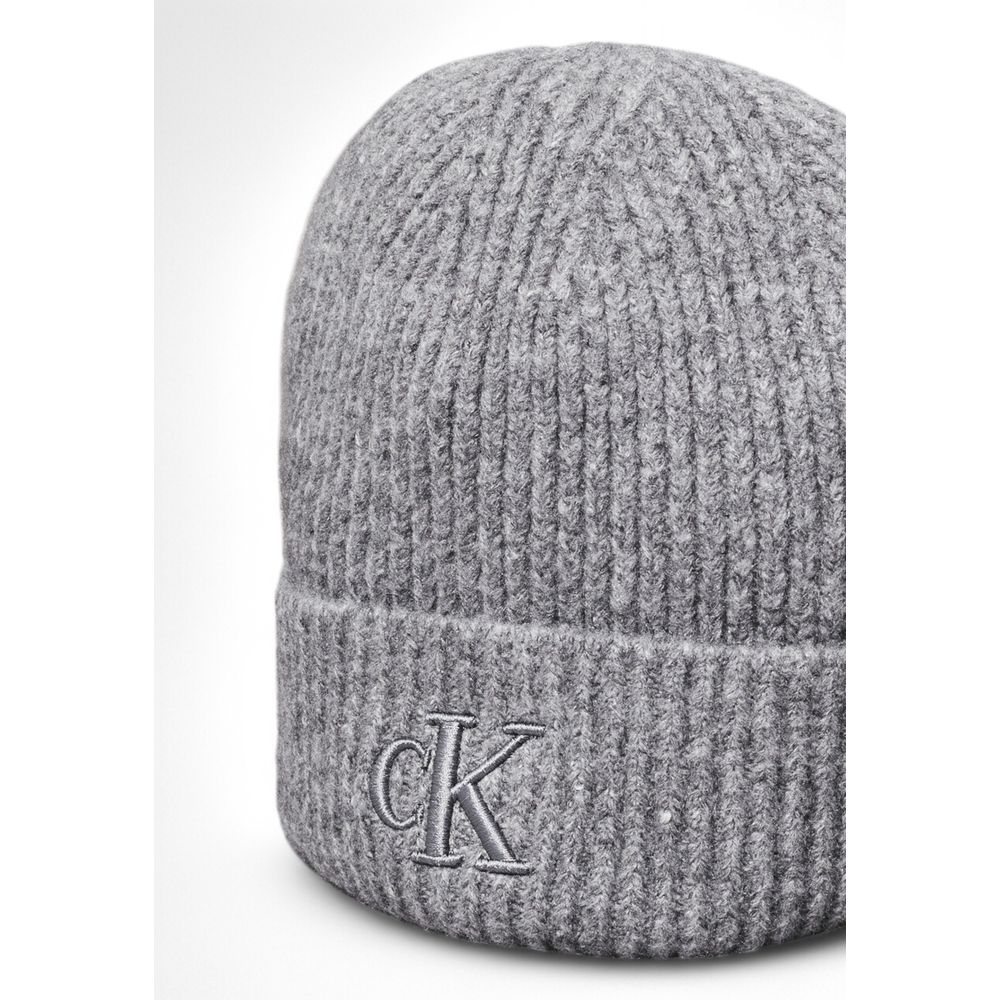 Calvin Klein Gray Marabou Caps Baseball Hat - Image 3