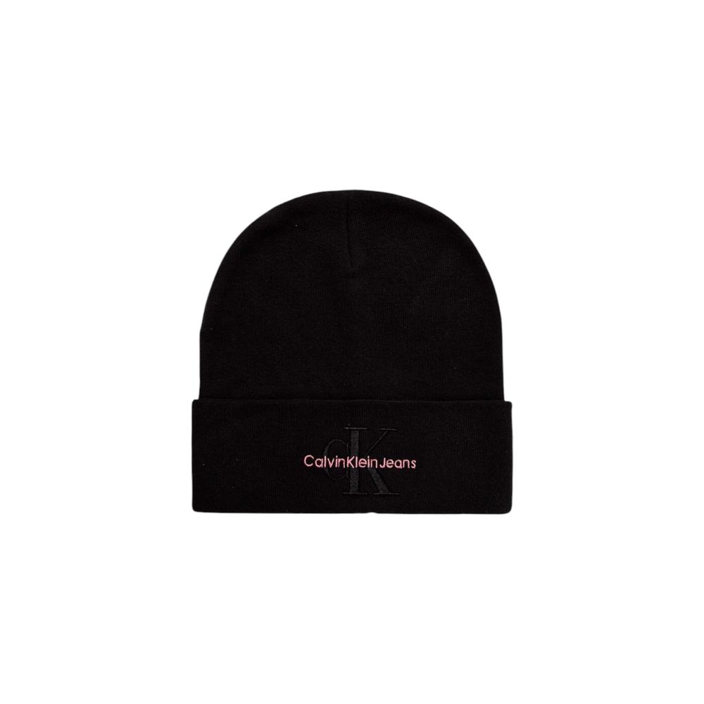 Calvin Klein Jeans Black Cotton Caps Baseball Hat