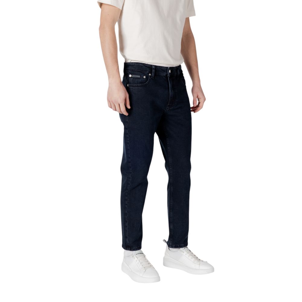 Calvin Klein Jeans Blue Cotton Relaxed Fit Jean - Image 4