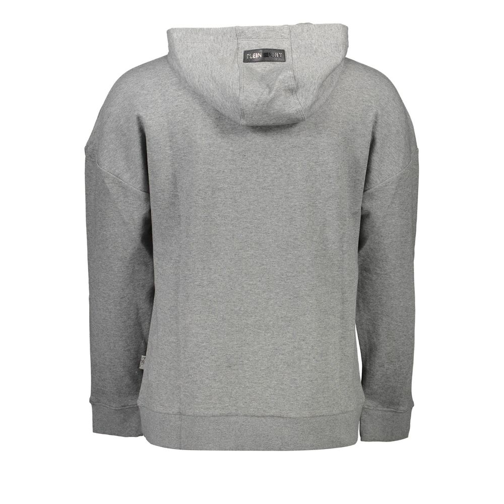 Plein Sport Grigio Cotton Men Sweatshirt - Image 2