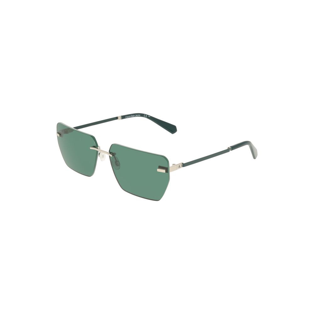 Calvin Klein Verde Metallo Mens Sunglasses - Image 2