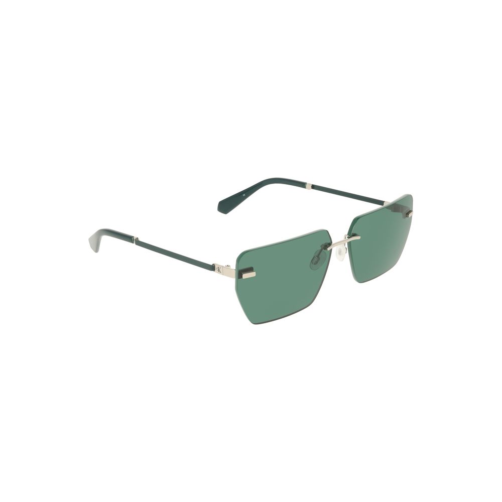 Calvin Klein Verde Metallo Mens Sunglasses - Image 3
