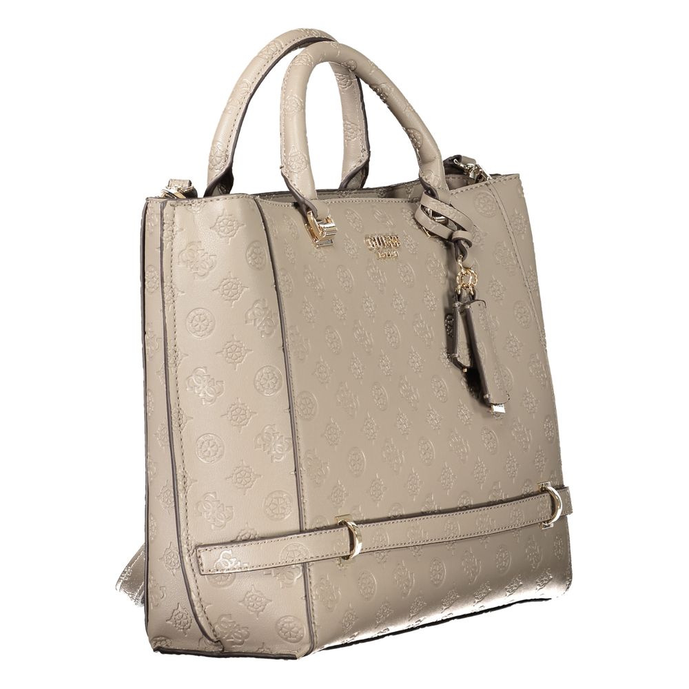 Guess Jeans Brown Polyethylene Handbag - Image 3