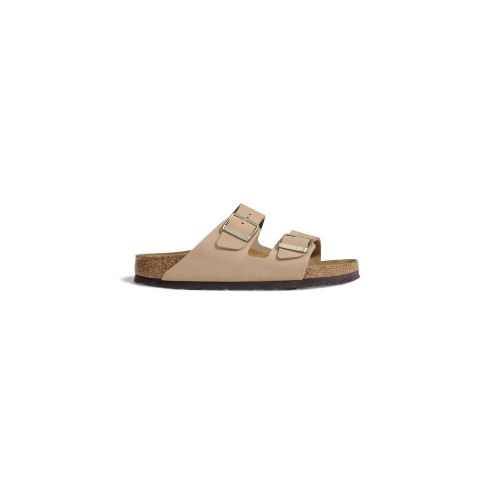Birkenstock Beige Nubuc Leather Sandal