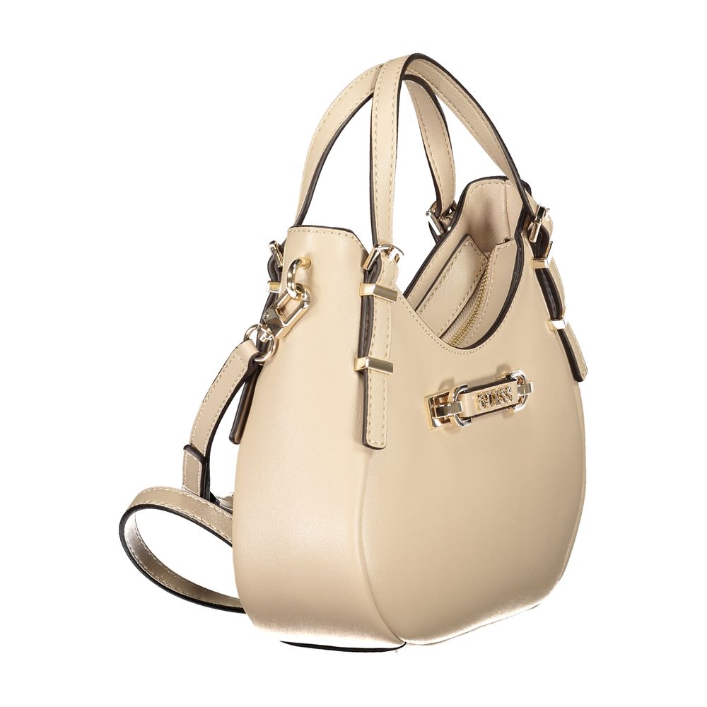 Guess Jeans Beige Polyethylene Handbag - Image 3