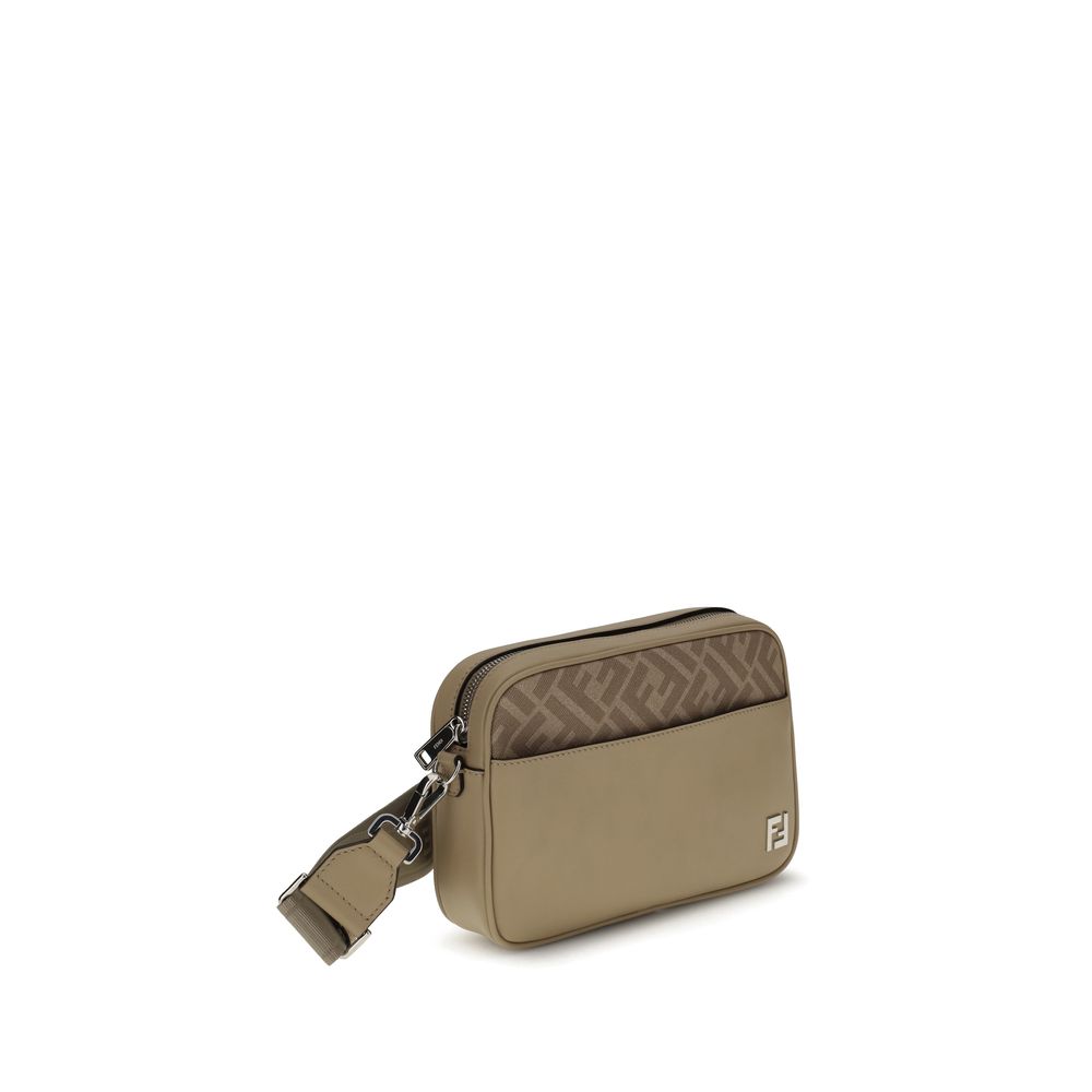 Fendi Beige Leather Shoulder Bag - Image 2