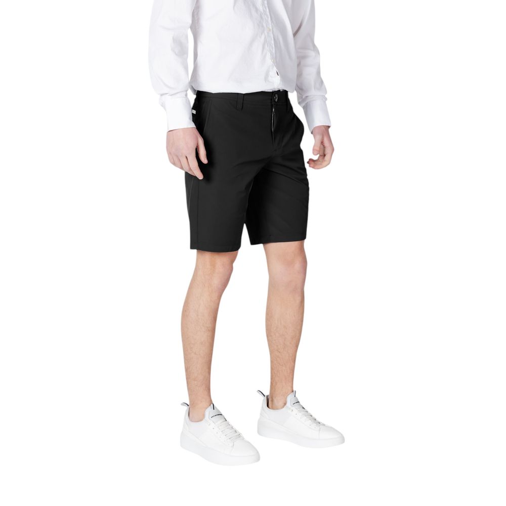 Armani Exchange Black Polyamide Bermuda Shorts - Image 4
