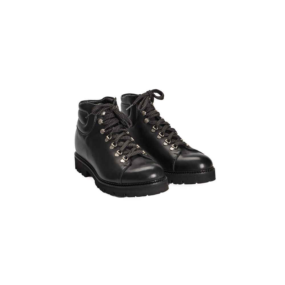 Roberto Pepe Luxury Black Calfskin Boot - Image 3