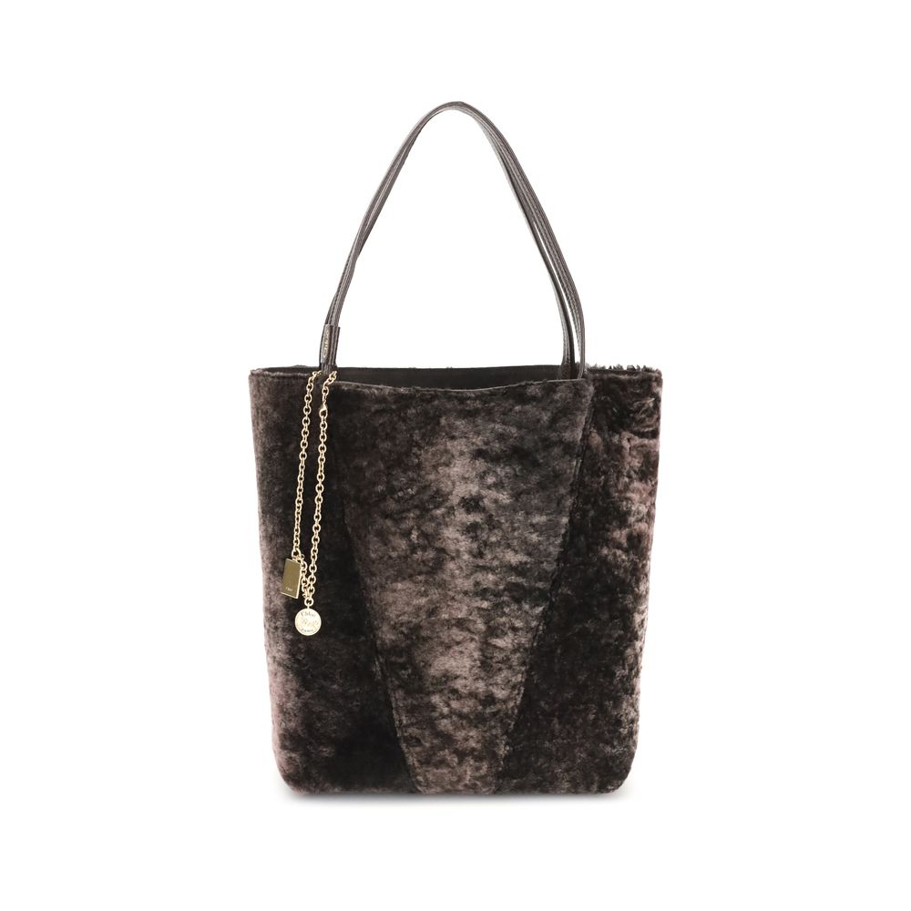 ChloƩ Brown Lamb Ovis Aries Aries Shoulder Bag
