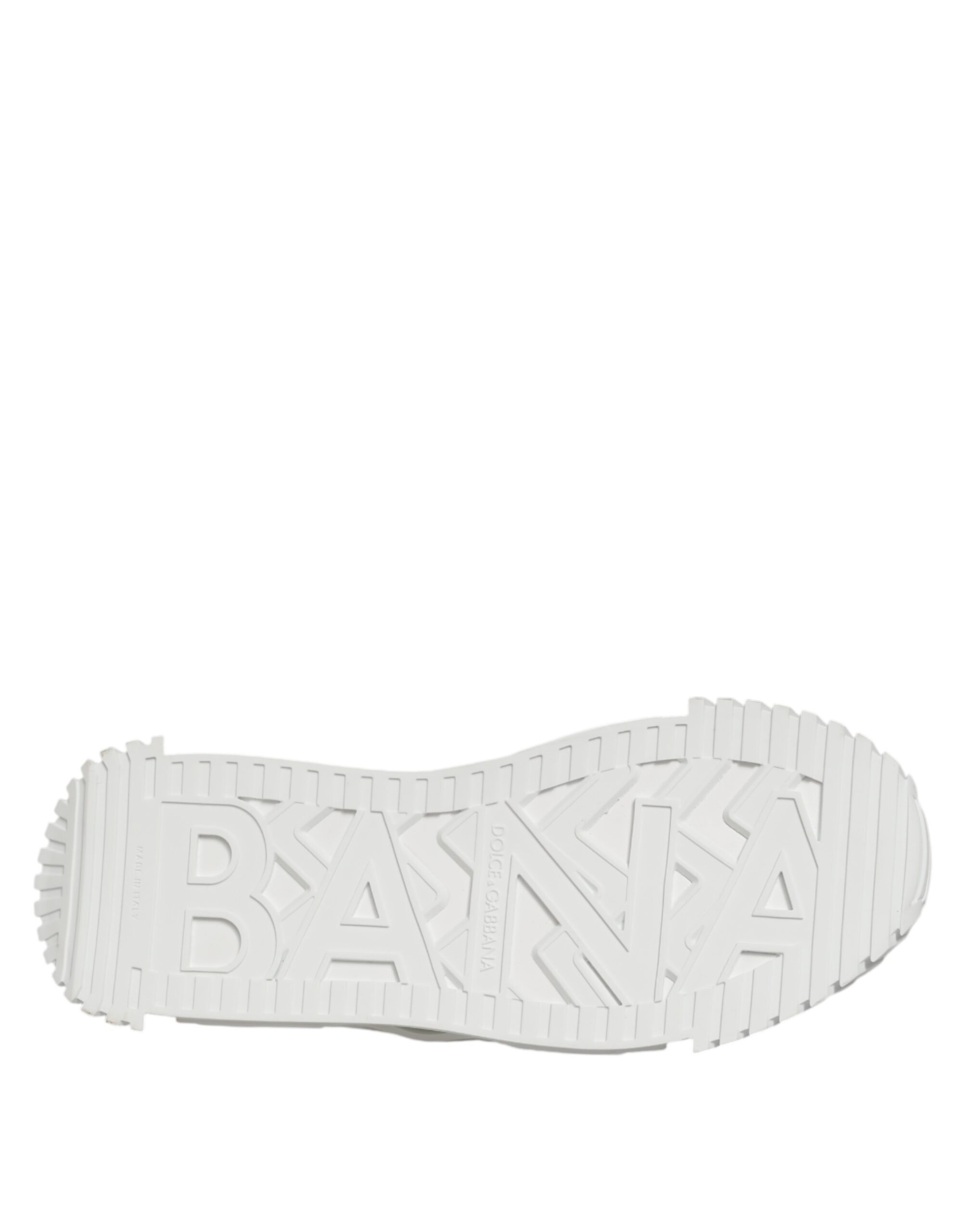 Dolce & Gabbana White Cotton NS1 Low Top Sneaker Shoes - Image 8