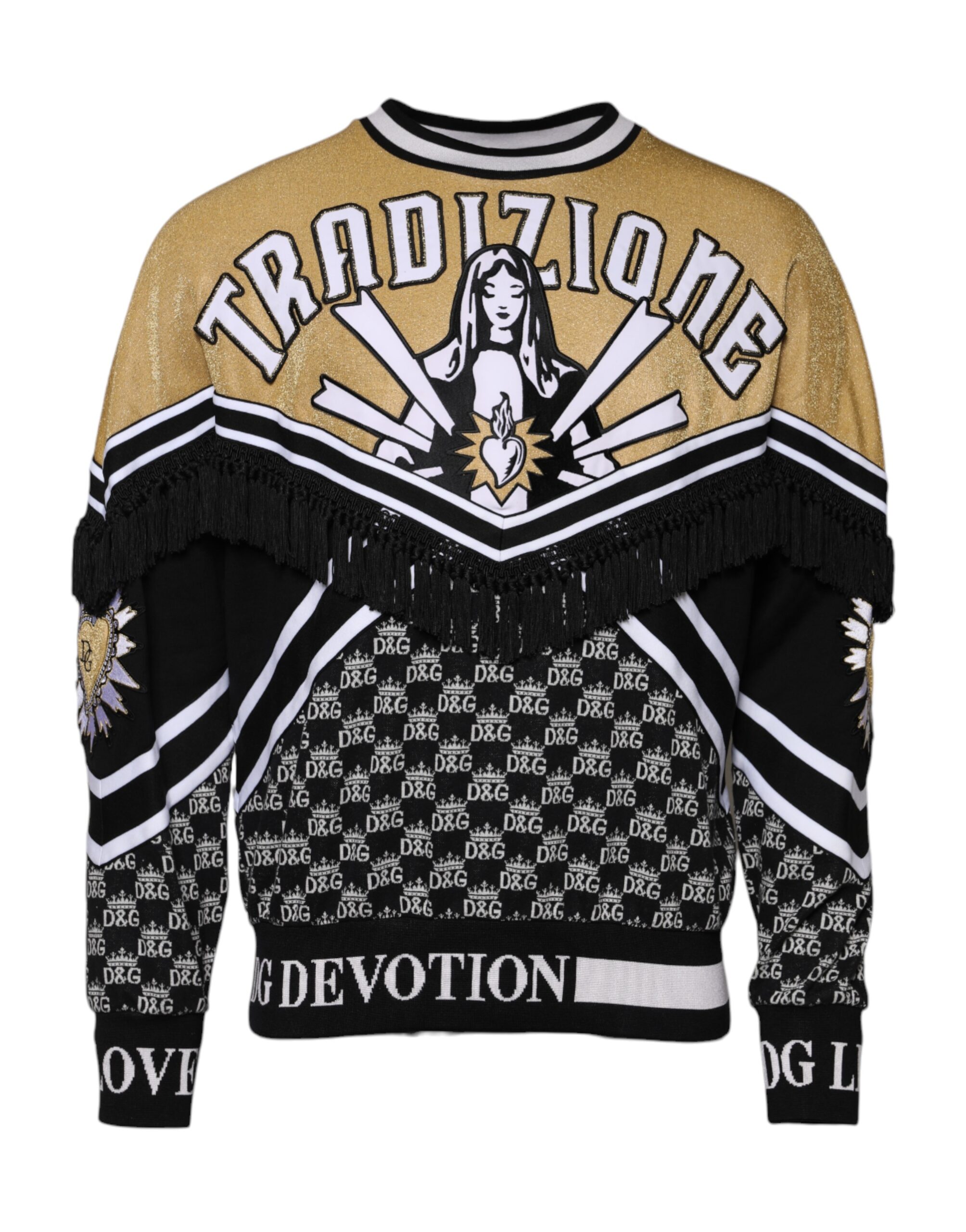 Dolce & Gabbana Multicolor Tradizione E Devotion Sweatshirt Sweater - Image 2