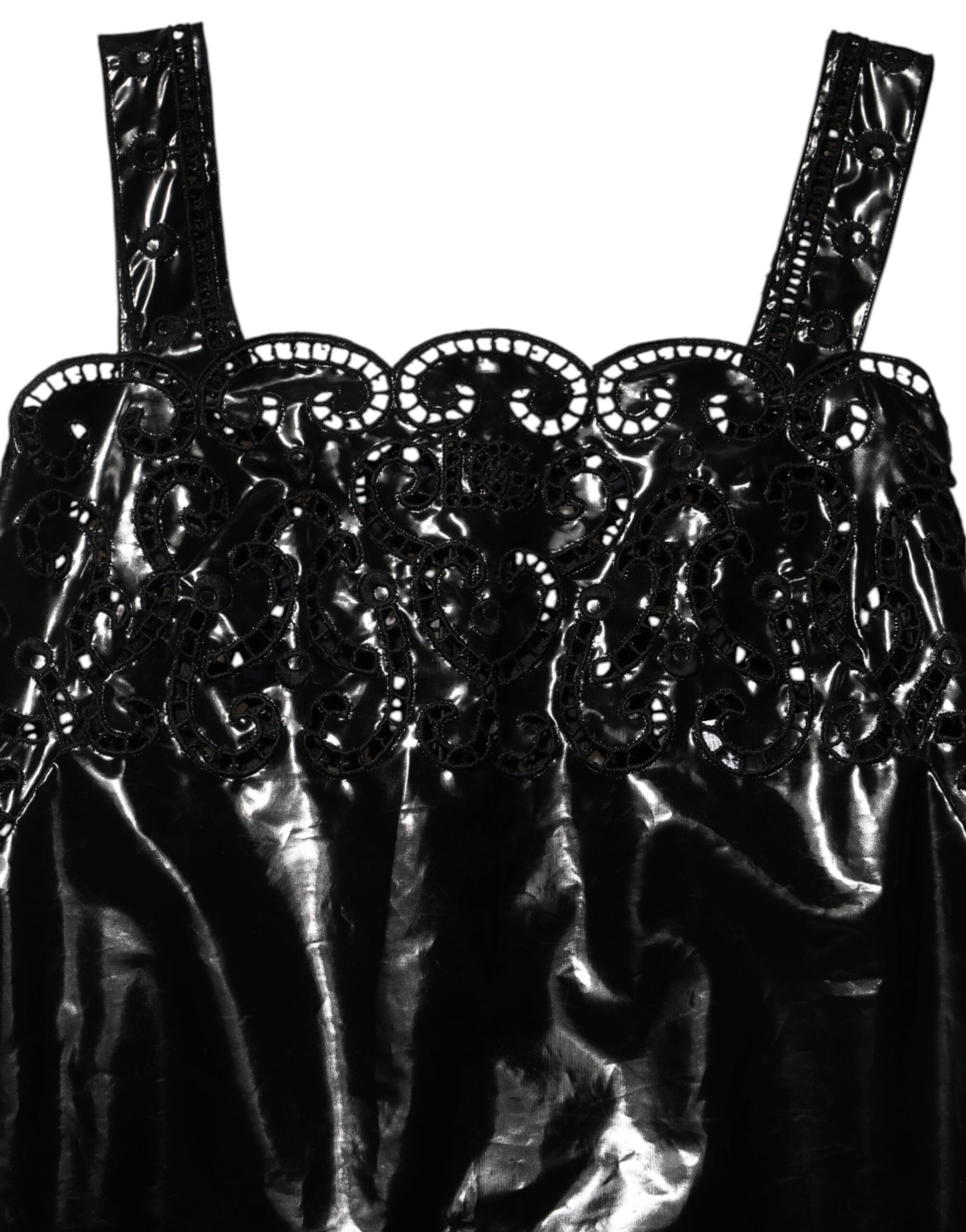 Dolce & Gabbana Black Cut Out A-line Sheath Mini Dress - Image 7