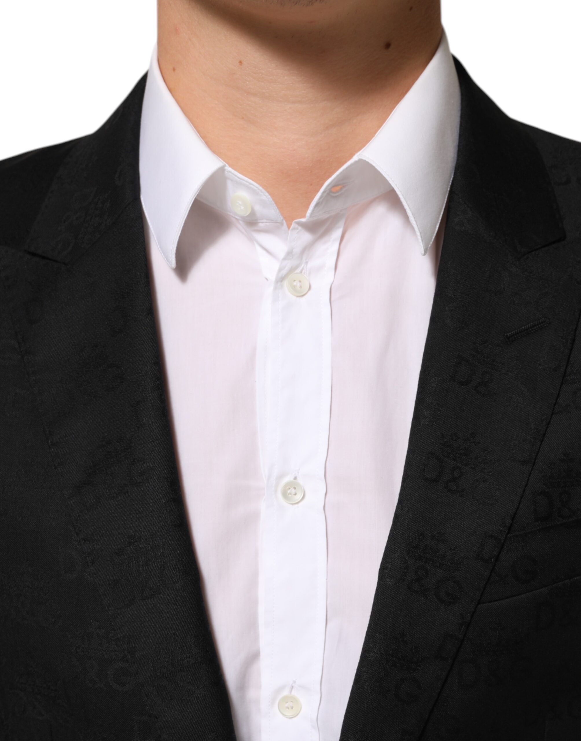 Dolce & Gabbana Black MARTINI 2 Buttons Suit Jacket Blazer - Image 5