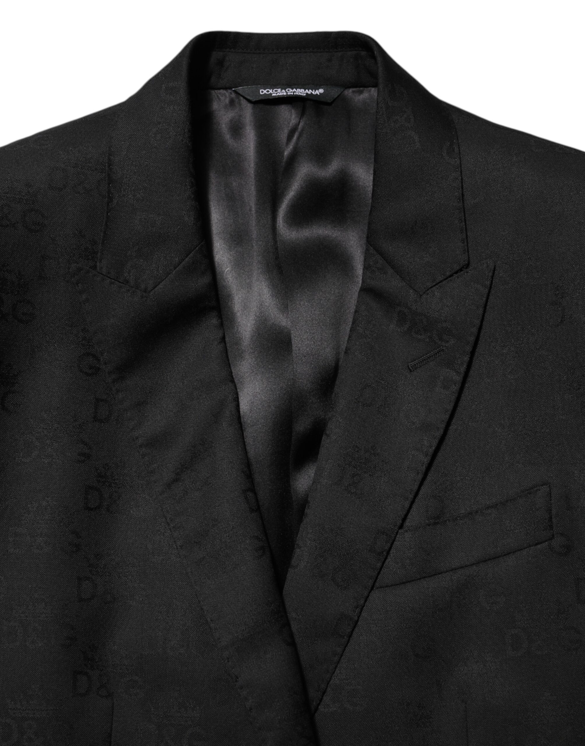 Dolce & Gabbana Black MARTINI 2 Buttons Suit Jacket Blazer - Image 7